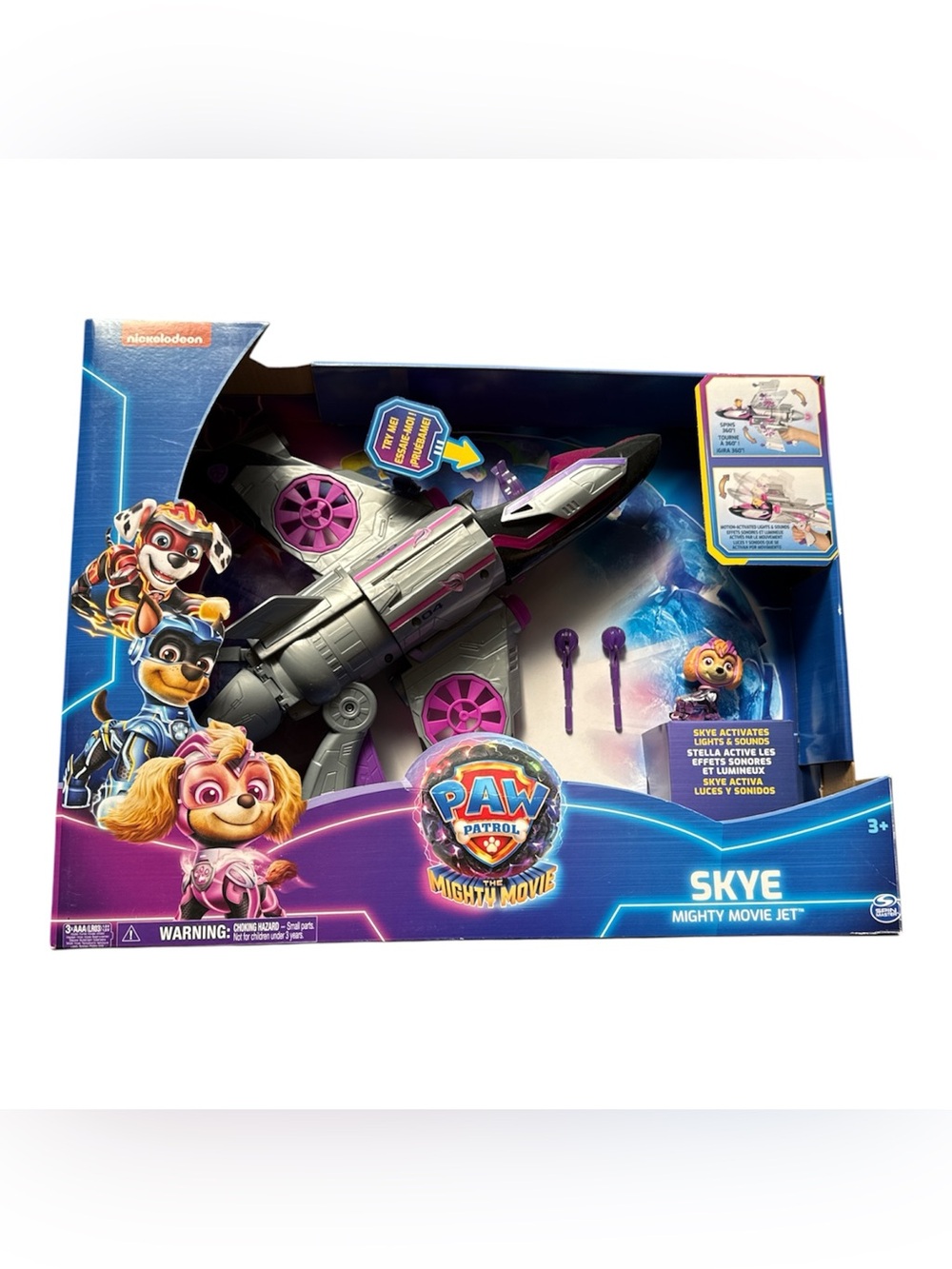 Paw Patrol The Mighty Movie SKYE MIGHTY MOVIE JET Nickelodeon Figure Set